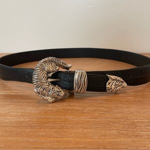 JM Silversmiths Sterling Tiger Belt